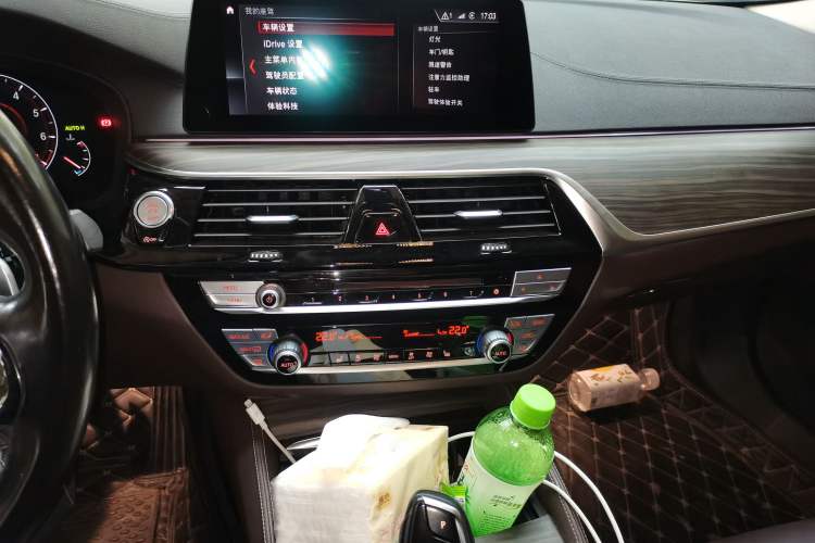 Used BMW 5 Series 2019 530Li Leading Model Luxury Package Audio And AC Panel