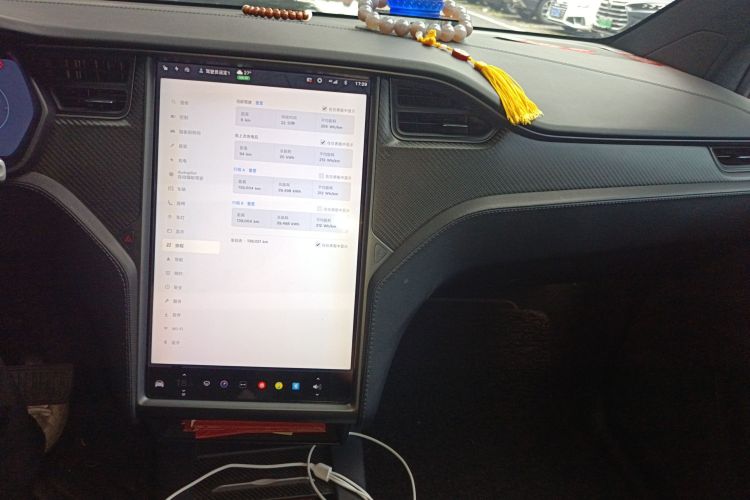 Used Tesla Model X 2017 X 100D Long Range Edition Audio And AC Panel