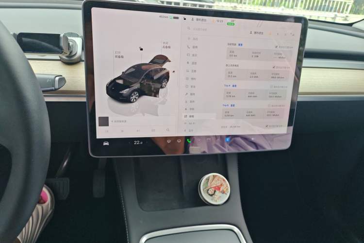 Used Tesla Model Y 2022 Revised Version Rear-Wheel Drive Audio And AC Panel