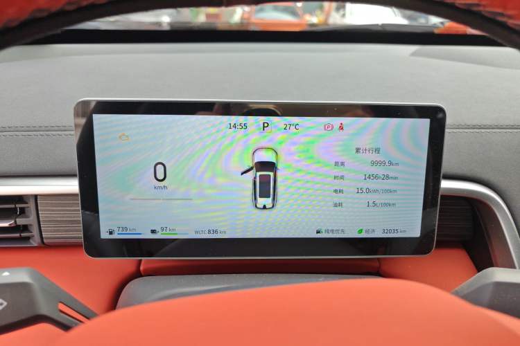 Used Dongfeng eπ eπ008 2024 210Max Range-Extended Version 6 Seats Instrument Cluster