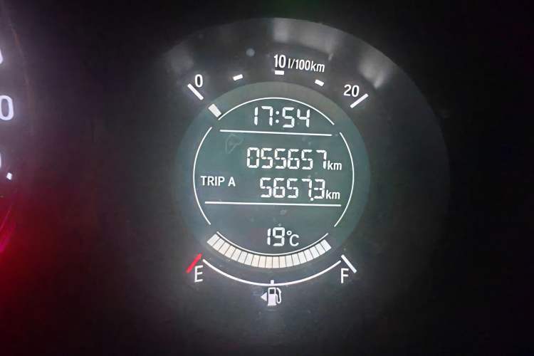 Used Honda XR-V 2020 220TURBO CVT Luxury Edition Odometer Close Up