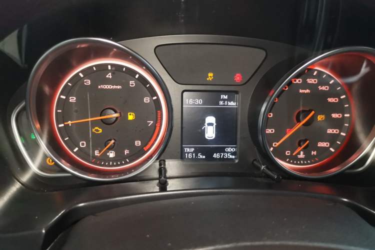 Used Hanteng X7 2020 X7S 1.5T Automatic Smart Luxury Model Instrument Cluster