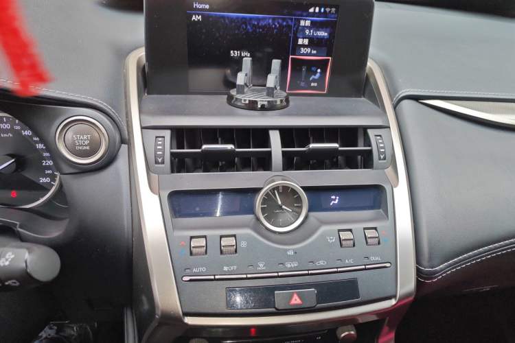 Used Lexus NX 2017 200 Front-Wheel-Drive X-Trail SE Edition Audio And AC Panel