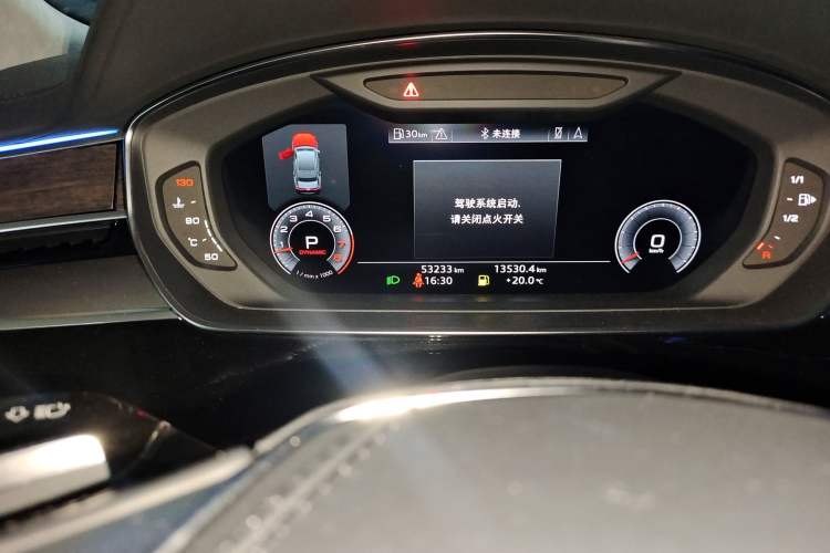 Used Audi A8 2018 A8L 55 TFSI quattro Prestige Edition Odometer Close Up