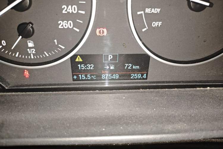 Used BMW 1 Series 2013 Revised 116i Leading Edition Odometer Close Up