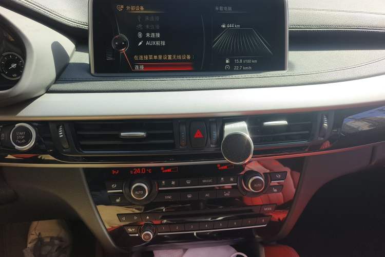 Used BMW X6 2016 xDrive35i Base Model Middle East Audio And AC Panel