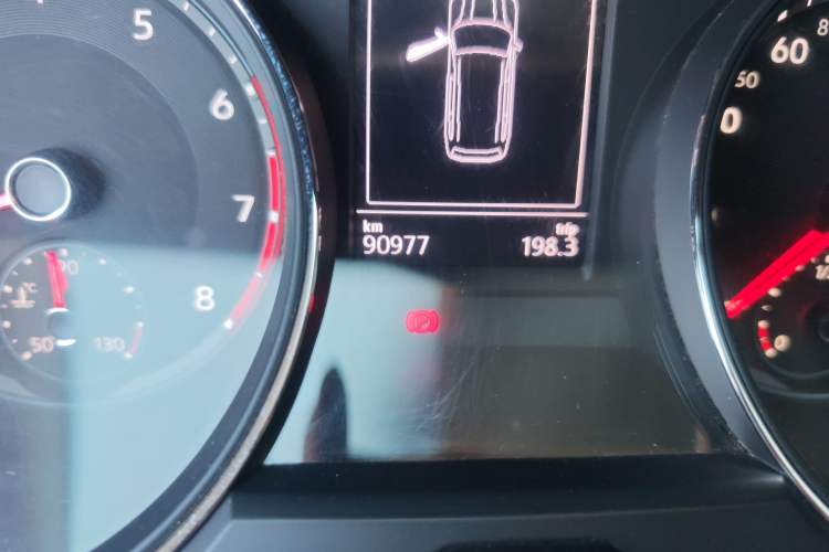 Used Volkswagen Teramont 2017 380TSI Four-Wheel Drive Luxury Edition Odometer Close Up