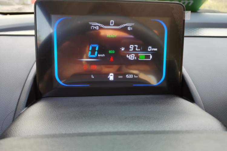 Used CHANGAN NEVO Lumin 2023 205km Xiangqin Version Odometer Close Up