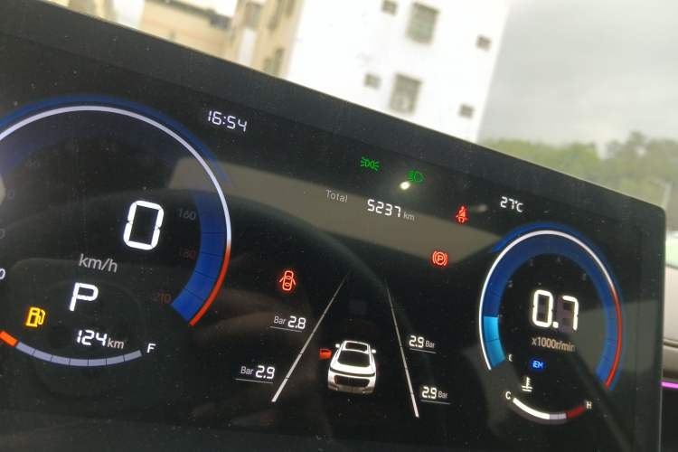 Used CHANGAN Eado 2026 Model, Fourth Generation, 1.5T 500Bar Enjoyment Edition Odometer Close Up