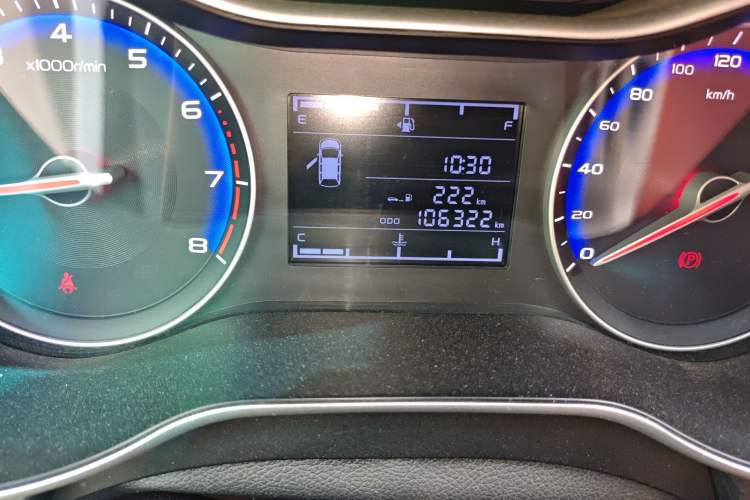 Used Geely Auto Vision 2018 1.5L Manual Happiness Edition Odometer Close Up