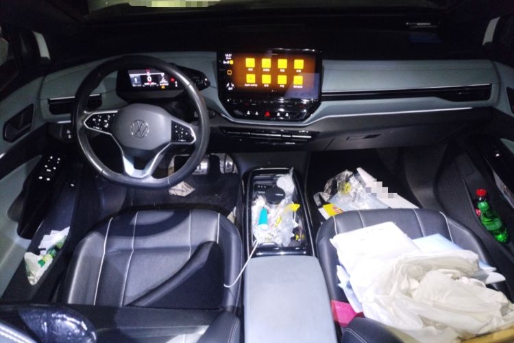 Used Volkswagen ID.4 X 2023 Upgraded Model Pure Intelligent Enjoyment Version Audio And AC Panel