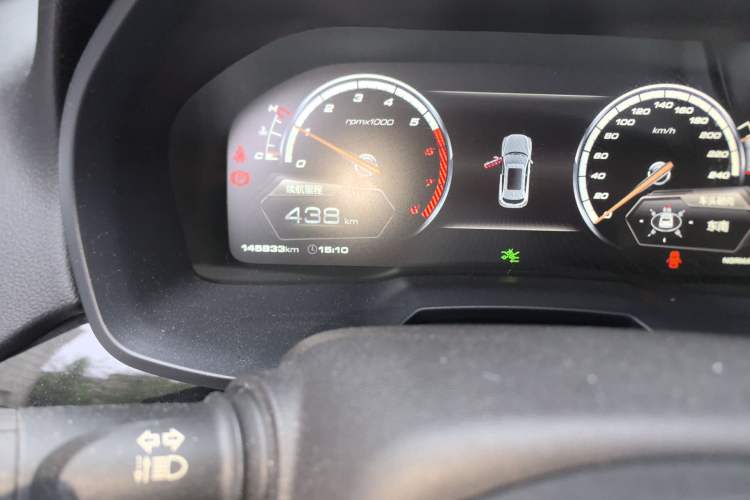 Used Wey VV7 2017 2.0T Ultra-Luxury Version Odometer Close Up