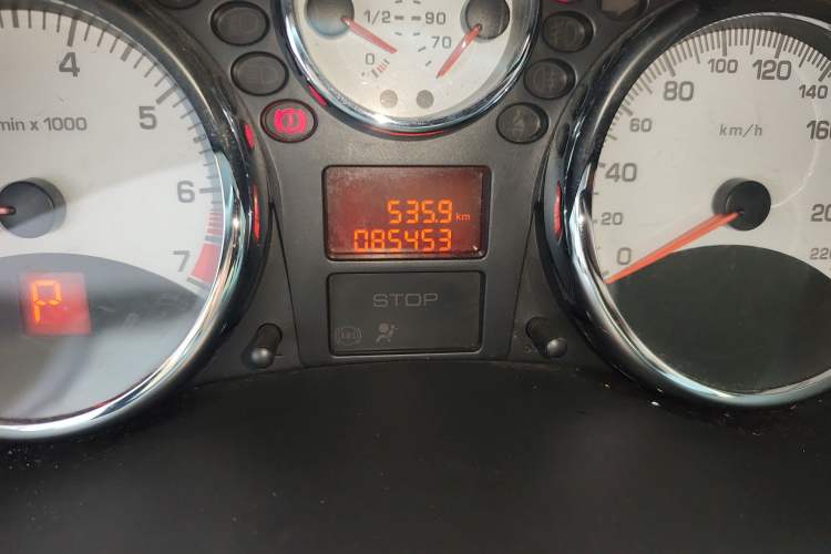 Used Peugeot 207 2010 Hatchback 1.6L Automatic Yule Edition Odometer Close Up