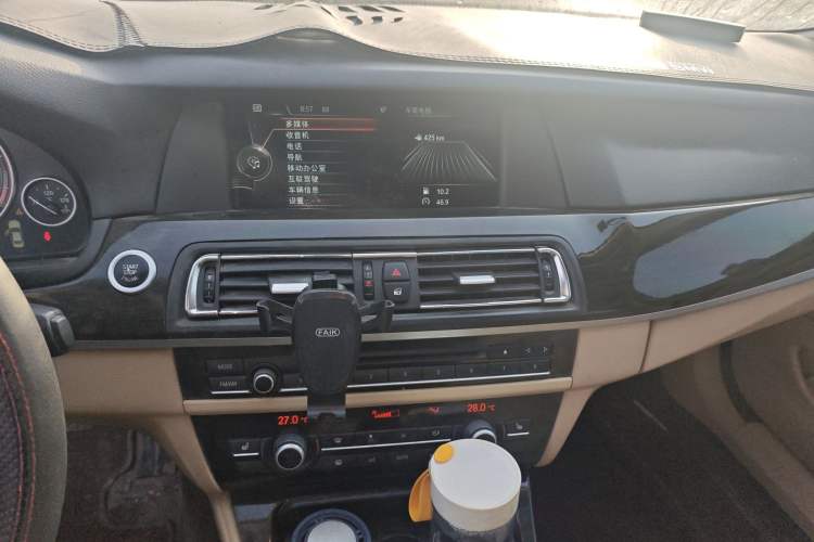 Used BMW 5 Series 2013 530Li Leading Model Audio And AC Panel