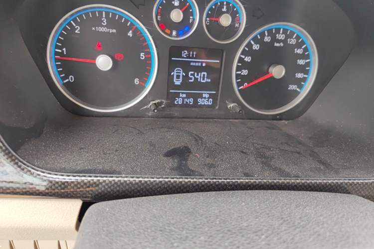 Used Foton Toano 2022 2.0T Manual Urban Edition Short Wheelbase Mid-Height Design Rear Single Tire 5/6/9-Seater Configuration 4F20TC3 Odometer Close Up