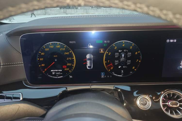 Used Mercedes-Benz AMG GT 2019 AMG GT 50 four-door sports car Instrument Cluster