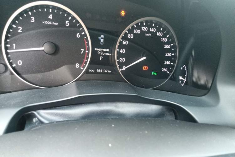 Used Lexus ES 2014 250 Elite Edition Odometer Close Up