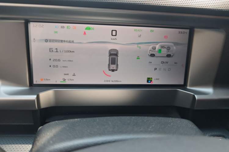 Used JETOUR Traveler C-DM 2024 C-DM 206KM Four-Wheel Drive Wilderness Edition Instrument Cluster