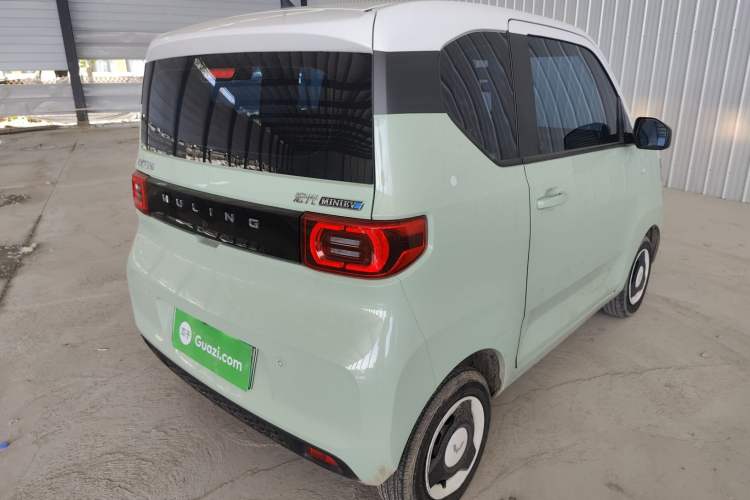 Used Wuling Hongguang MINIEV 2022 Macaron Premium Model – Lithium Ternary Battery Rear Right 45 Deg