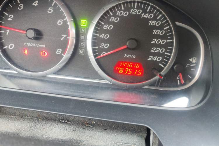 Used Mazda 6 2008 2.0L Automatic Fashion Edition Odometer Close Up