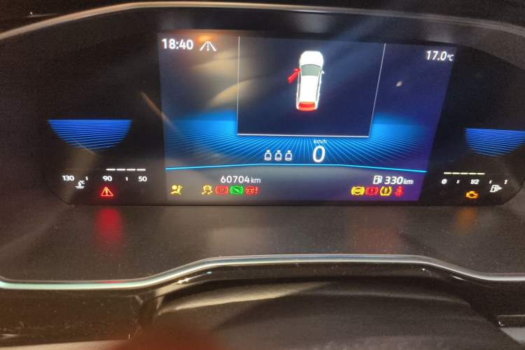 Used Volkswagen Sagitar 2021 280TSI DSG Comfort Connect Edition Odometer Close Up