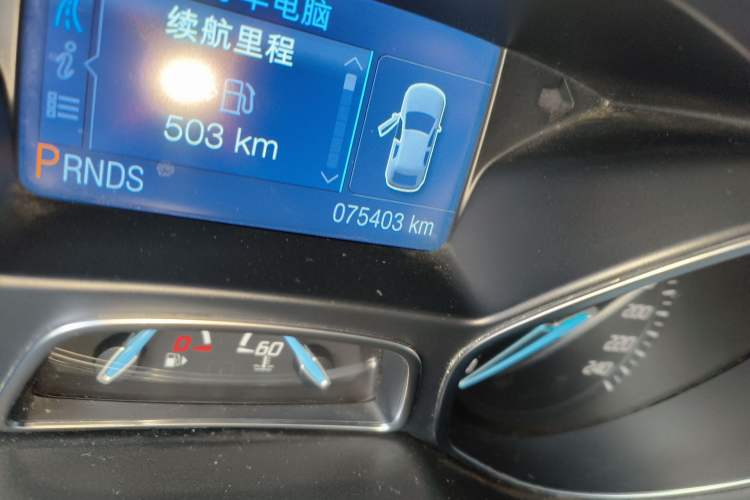 Used Ford Focus 2012 Hatchback 2.0L Automatic Luxury Sport Model Odometer Close Up