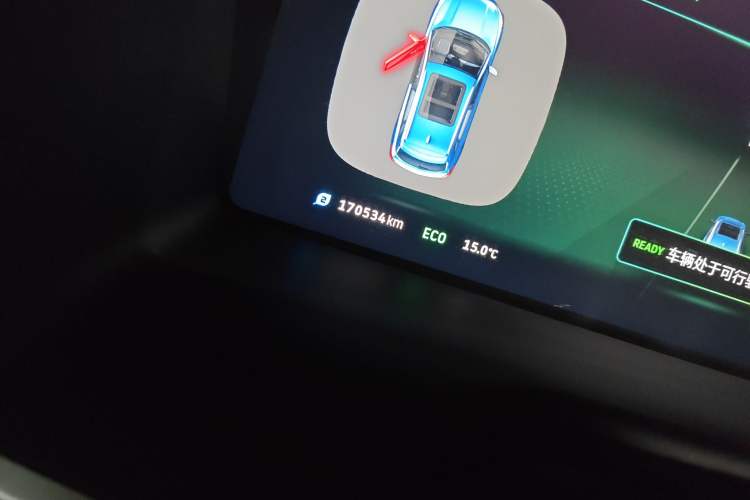 Used WM Motor EX5 2020 EX5 400 Jike Xing Edition Odometer Close Up