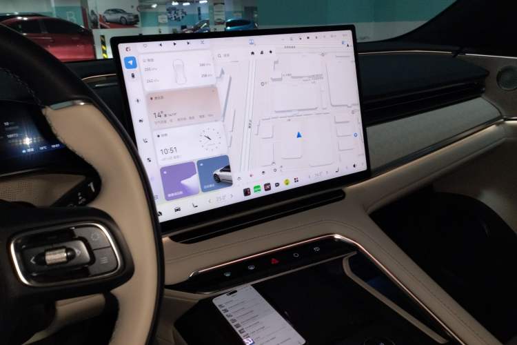 Used Zeekr 001 2026 95° All-Wheel-Drive Max Edition Audio And AC Panel