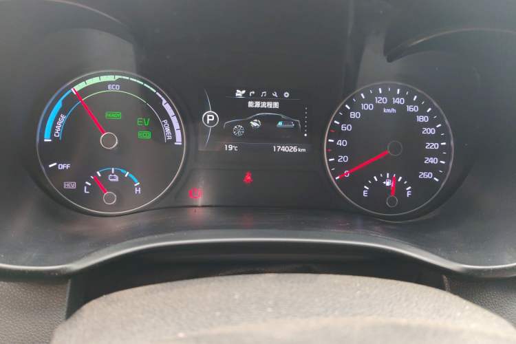 Used Kia K5 New Energy 2019 2.0L GLS Odometer Close Up