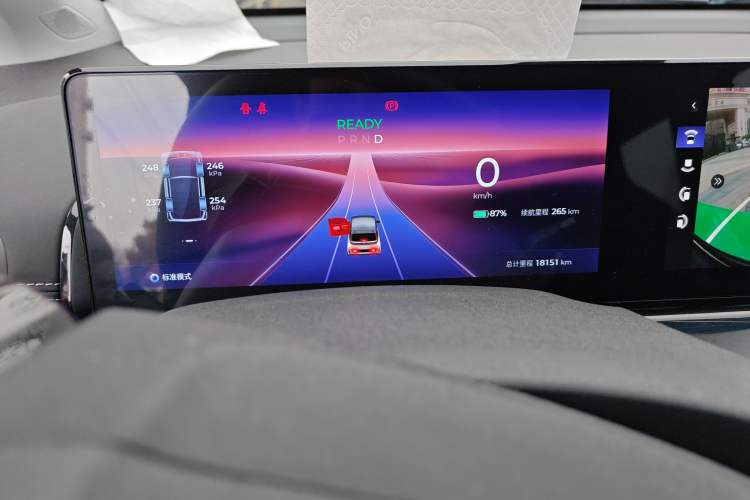 Used Baojun KiWi EV 2023 Smart Luxury Edition Ternary Lithium Odometer Close Up