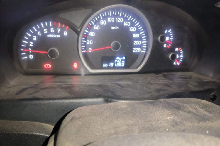 Used Kia Sportage 2013 2.0L Manual Two-Wheel Drive GLS Odometer Close Up