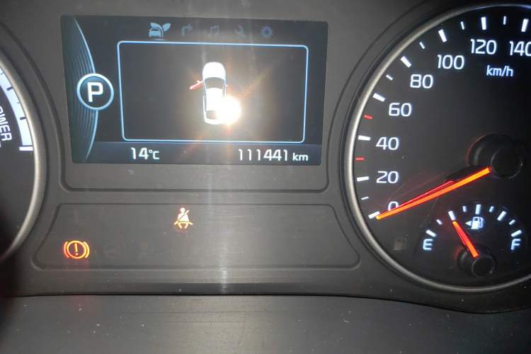 Used Kia K5 New Energy 2018 2.0L ZhiZun Edition Odometer Close Up