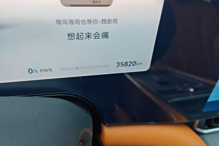 Used Hima AITO M9 2024 All-Electric Ultra Version 100 kWh 6-Seater Model Odometer Close Up