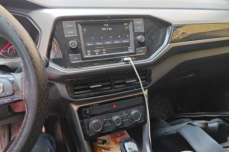 Used Volkswagen T-Cross 2019 1.5L Automatic Comfort Edition Audio And AC Panel