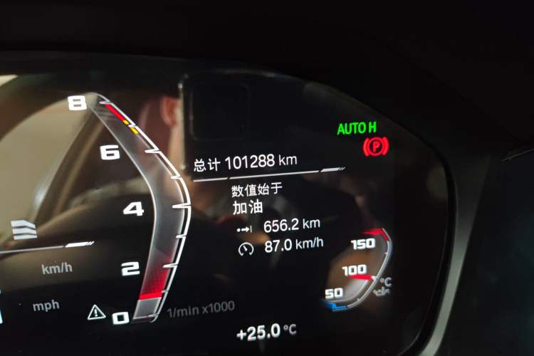 Used BMW 3 Series 2021 Facelifted 320Li M Sport Package Odometer Close Up