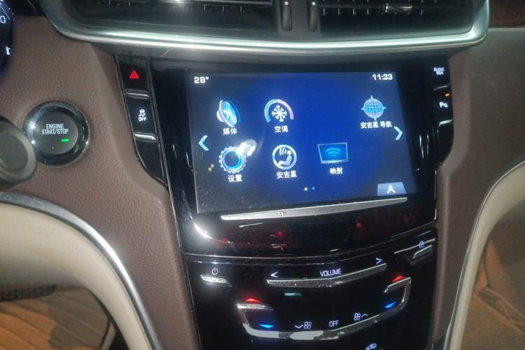 Used Cadillac XTS 2017 28T Elite Model Audio And AC Panel