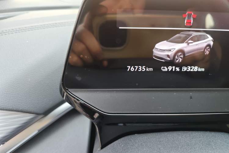 Used Volkswagen ID.4 CROZZ 2024 Pure Edition Limited Edition Odometer Close Up