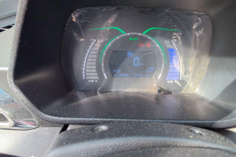 Used BAIC New Energy EC 2017 EC200 Dynamic Edition Odometer Close Up