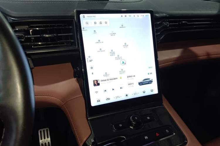 Used Nio EC6 2020 440 km Performance Version Audio And AC Panel