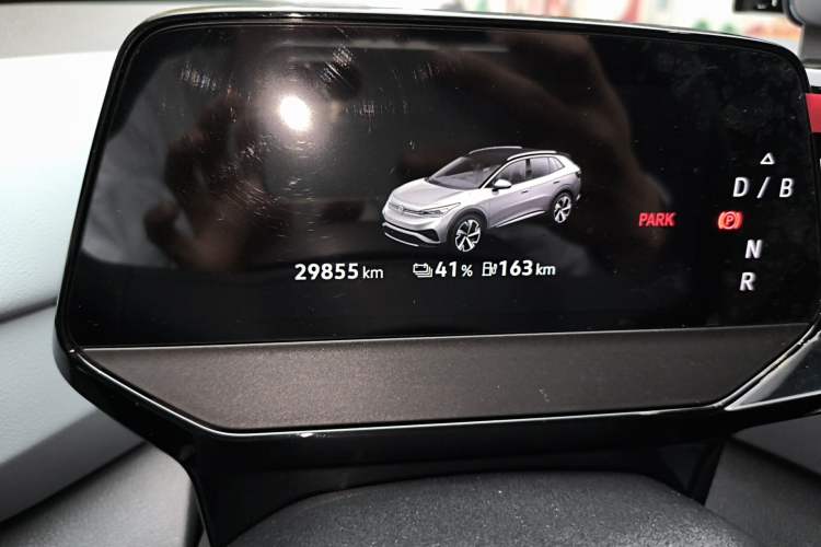 Used Volkswagen ID.4 X 2024 Pure & Smart Edition Odometer Close Up