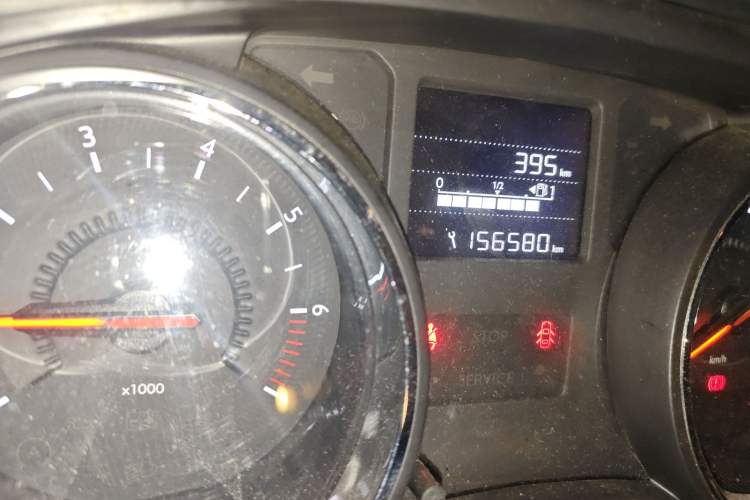 Used Citroen C3-XR 2015 1.6L Manual Pioneer Model Odometer Close Up