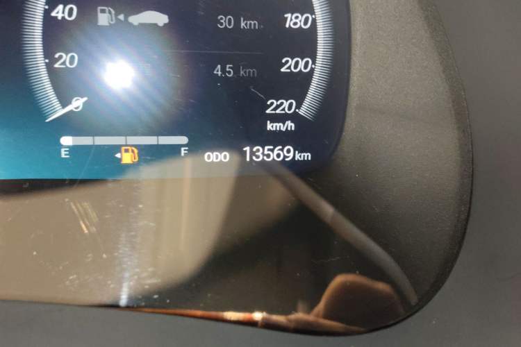 Used Toyota Highlander 2024 2.5L Smart Electric Hybrid Dual-Motor Two-Wheel-Drive Elite Edition 5 Seats Odometer Close Up