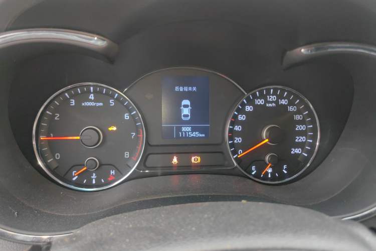 Used Kia K3 2013 1.6L Manual GLS Odometer Close Up
