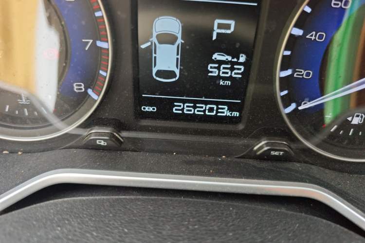 Used Geely Auto Vision X3 2019 Upgraded Model 1.5L CVT Prestige Version Odometer Close Up