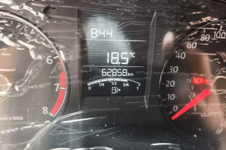 Used Volkswagen Polo 2014 1.4L Manual Fashion Edition Odometer Close Up