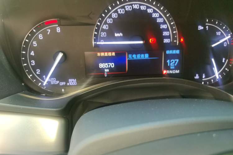 Used Cadillac ATS-L 2017 28T Fashion Edition Odometer Close Up