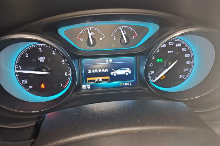 Used Buick Envision 2017 28T Four-Wheel Drive Elite Model Instrument Cluster