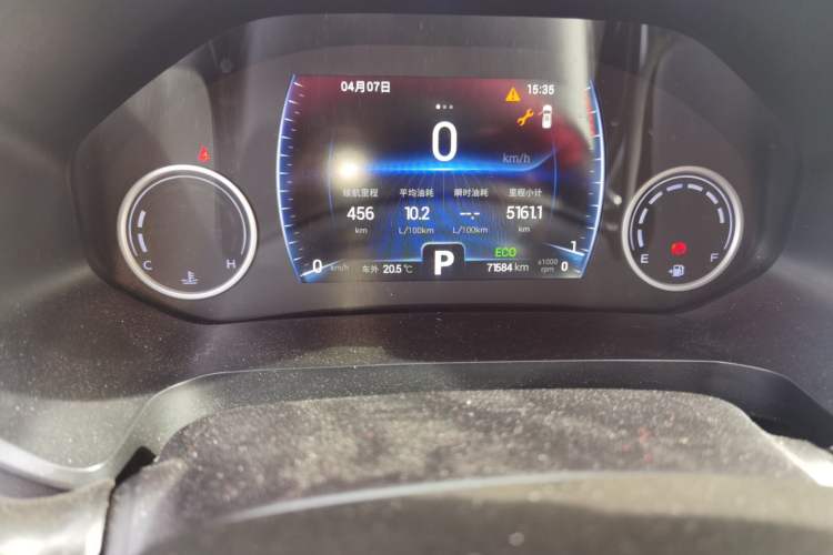 Used Chery Tiggo 8 2019 1.5 TCI Automatic Elite Model Odometer Close Up