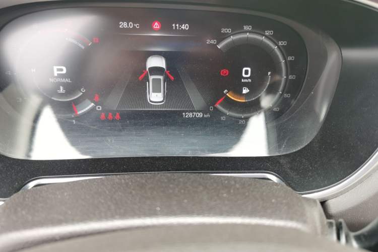 Used GAC Trumpchi GS5 2019 270T Automatic Prestige Edition Odometer Close Up