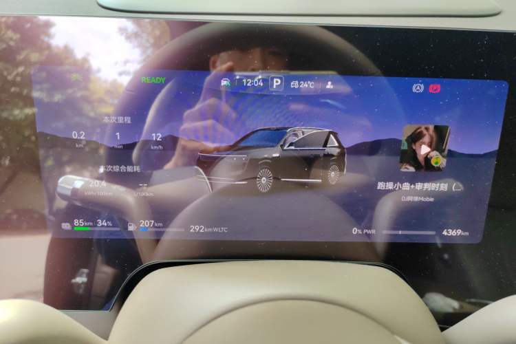 Used Hima AITO M8 2025 Extended-Range Max+ Version 53.4 kWh 6-Seater Edition Instrument Cluster